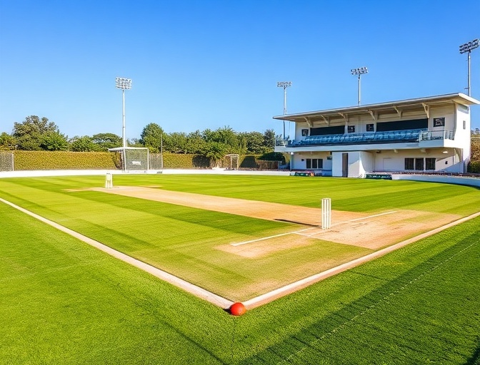 Full-Size Cricket Ground